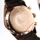Emporio Armani Ladies Chronograph Brown Watch - AR5891
